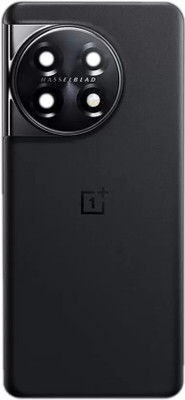 Sparevilla ONEPLUS 11 5G (TITAN BLACK) WITH CAMERA LENS Back Door Glass Replacement Mobile Back Panel(Black)