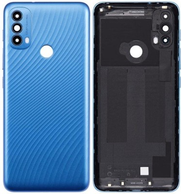 SRaccessories Motorola Moto E30 Back Panel(Digitel Blue)