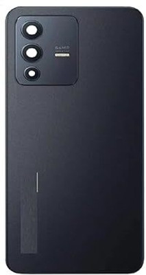 starware Panel_For_Vivo_V23_Pro_With_Lens_Black Back Glass Back Door Housing Panel Compatible for Vivo V23 Pro Back Panel(Black)