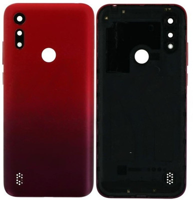 Kraze4blaze Motorola Moto E6s-2020 (With Proper Logo) Back Panel(Sunrise Red)