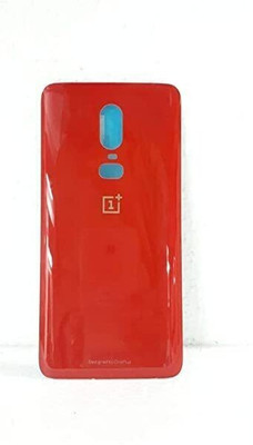 dkaccessories Oneplus 6 Back Panel(red)