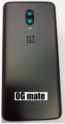 AL HAYY STORE Oneplus 6T Back Panel(Black)