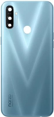 KezeMize Realme Narzo 20A (Best Quality)(With Proper Logo) Back Panel(Victory Blue)