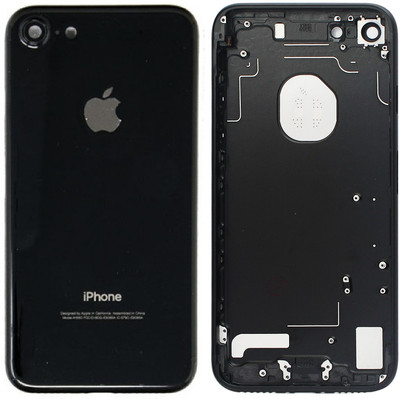 Kraze4blaze Apple iPhone 7 (Best Quality)(With Proper Logo) Back Panel(Jet Black)