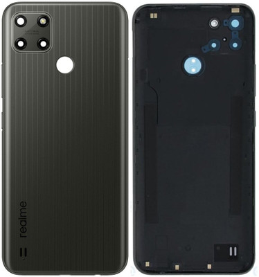 Unique4Ever realme C25Y ( with Side Volume & Power Buttons Camera Lens ) Back Panel(Metal Gray)