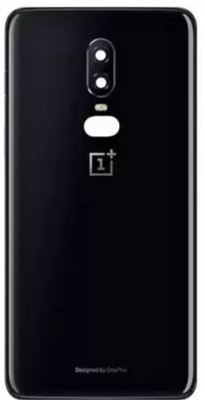 BrewingQ OnePlus s 6(Glass) Back Panel(Mirror Black)