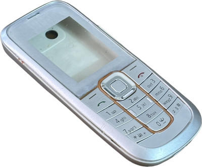 imbi Nokia 2600c 2600 Classic Front Back Body With Keypad Front & Back Panel(Silver)