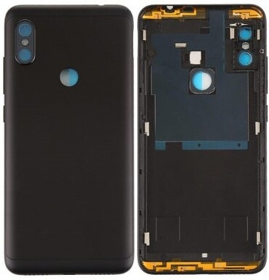 KezeMize Xiaomi Redmi Note 6 Pro (Best Quality)(With Proper Logo) Back Panel(Black)