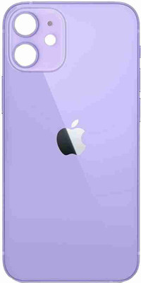 Kraze4blaze Apple IPhone 12 (With Proper Logo) Back Panel(Purple)