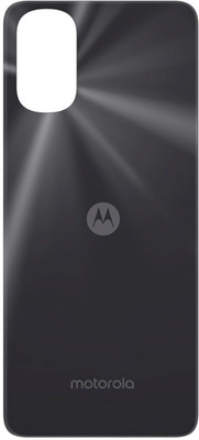 Sandreezz Motorola Moto G22 (with Proper Logo) Back Panel(Cosmic Black)
