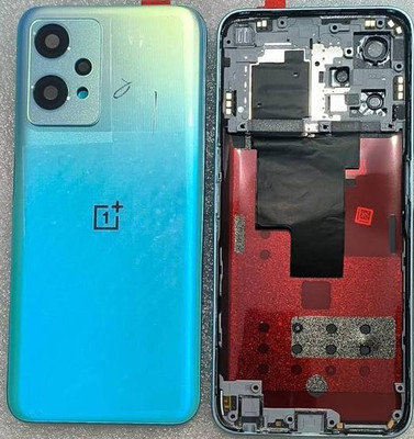 SRaccessories OnePlus Nord CE2 Lite 5G (Housing Body) (Side Keys with Middle Body) Full Panel(Blue Tide)