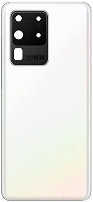 AceKing samsung S20 ULTRA COMPATIBL + CAMERA LENSS Back Panel(White)