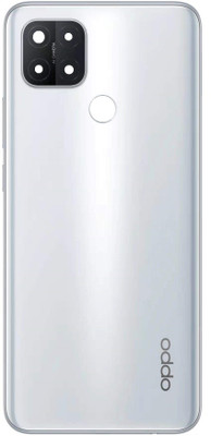 Sandreezz OPPO A15 (Housing Body) (Side Keys with Middle Body) (with Proper Logo) Back Panel(Fancy White)