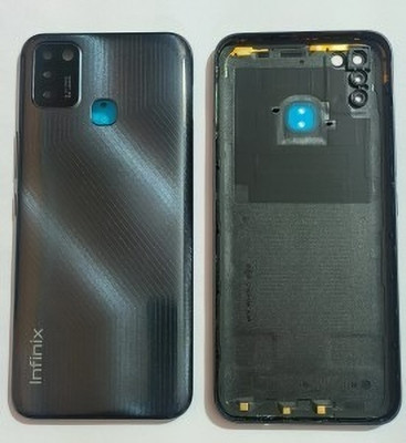 SRaccessories Infinix Smart 6 (X657) Back Panel(Black)