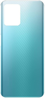 Kraze4blaze Realme Narzo 50 5G (With Proper Logo) Back Panel(Hyper Blue)