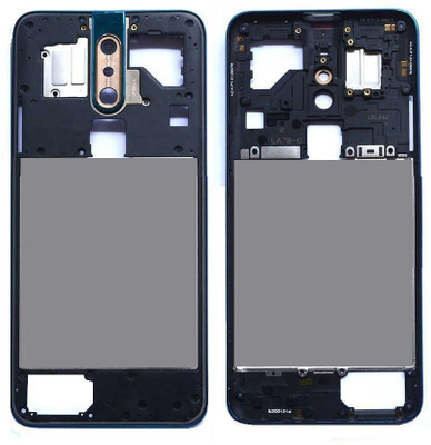 Unique4Ever Oppo F11 Pro Middle Ring Frame Back Panel(Thunder Black)