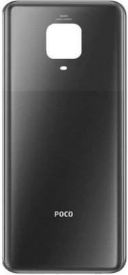 FixHub Poco M2 Pro BACK GLASS COMPATIBLE Back Panel(BLACK)