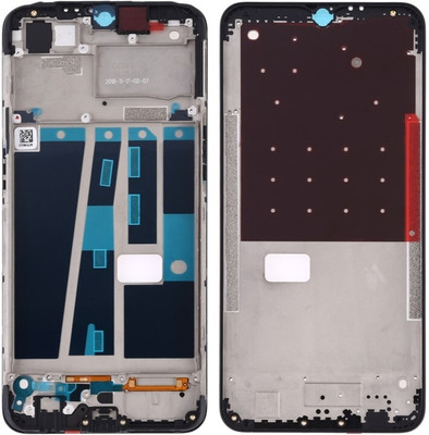 Sandreezz OPPO A7 (Original Front Housing LCD Frame) Front Panel(Black)