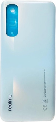 KezeMize Realme 7 (Best Quality)(With Proper Logo) Back Panel(Mist White)