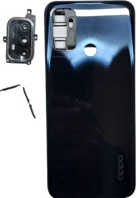 Sandreezz OPPO A53 (Housing Body) (Side Keys with Middle Body) (with Proper Logo) Back Panel(Electric Black)