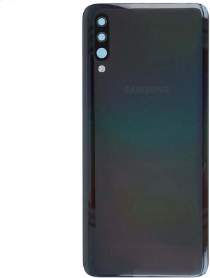 Sandreezz Samsung Galaxy A70 / SM-A705 (With Camera lens) (with Proper Logo) Back Panel(Black)