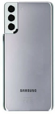 VRAVMO SAMSUNG S21 PLUS 5G (SILVER) WITH CAMERA LENS GLASS Back Panel(SILVER)