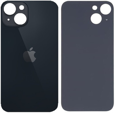 Kraze4blaze Apple iPhone 14 (Best Quality)(With Proper Logo)(Glass) Back Panel(Black)
