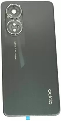 Sandreezz OPPO A58 (4G) (with Proper Logo) (With Camera lens ) Back Panel(Glowing Black)