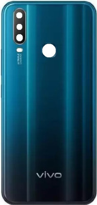Sandreezz Vivo U10 (with Proper Logo) (With Ring Camera Lens & Side Volume Power Buttons) Back Panel(Blue)