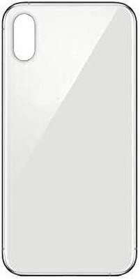 Docile Apple IPhone XS MAX Replacement Back Door Back glass Back Panel(White)