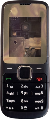 imbi Nokia C2-00 (2010 Model) Mobile Phone Panel Front Back and Middle Body With Keypad Full Panel(Black)