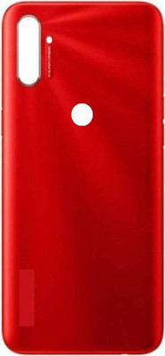 AAA Spares For Realme 5i Back Glass Back Panel(Red)