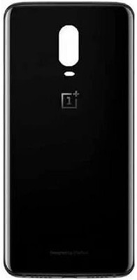 starware Android Oneplus 6T Black Back Panel(Black)