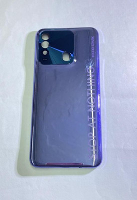 Tworld Tecno Spark 8 ( KG6, KG6k, MZ-TECNO KG6k ) Battery Replacement Back Panel(Iris Purple)