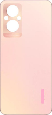 Kraze4blaze Oppo A96 5G (With Proper Logo) Back Panel(Pearl Pink)
