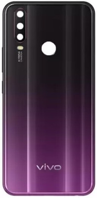 Sandreezz Vivo Y17 (with Proper Logo) (With Ring Camera Lens & Side Volume Power Buttons) Back Panel(Mystic Purple)