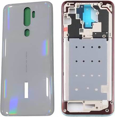 SPAREASP Oppo A5 2020 Back Door Housing Body with Middle Ring (Middle Ring + Back Panel) White Back Panel(White) SPAREASP Oppo A5 2020 Back Door Housing Body with Middle Ring (Middle Ring + Back Panel) White Back Panel(White)