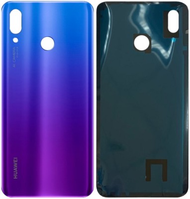 Sandreezz Huawei nova 3 (Back Battery Door Glass) (with Proper Logo) Back Panel(Iris Purple)