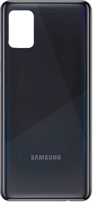 Sandreezz Samsung Galaxy A31 (with Proper Logo) Back Panel(Prism Crush Black)