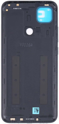 HQP for Xiaomi Redmi 10A ( 220233L2C, 220233L2G, 220233L2I ) Battery Back Door Replacement [ With Volume & Power Key and Camera Lens Cover ] Back Panel(Charcoal Black)