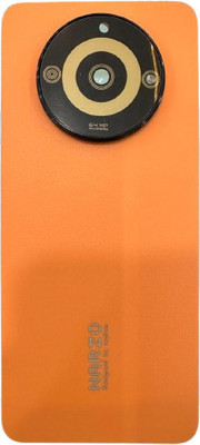 Kraze4blaze Realme Narzo 60 5G (Best Quality)(With Camera Lens)(With Proper Logo) Back Panel(Mars Orange)