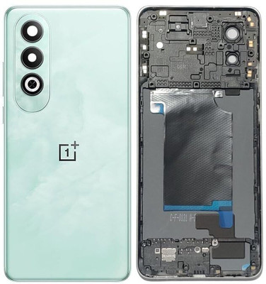 FixHub Oneplus Nord CE4 Housing Body with Middle Ring Panel Compatible Back Panel(Dark Chrome)