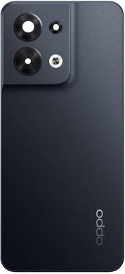 KezeMize Oppo Reno 8 5G (Best Quality)(With Camera Lens)(With Proper Logo) Back Panel(shimmer black)