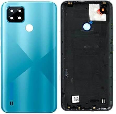 SPAREASP Realme C21 (With Proper Logo) Blue Back Panel(Blue)