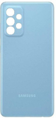 Sandreezz Samsung Galaxy A72 (with Proper Logo) Back Panel(Awesome Blue)