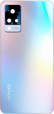 HQP for Vivo V21 5G ( V2050 ) Battery Back Door Replacement [ With Pre Installed Adhesive Tape and Camera Glass With Tray ] Back Panel(Sunset Dazzle)