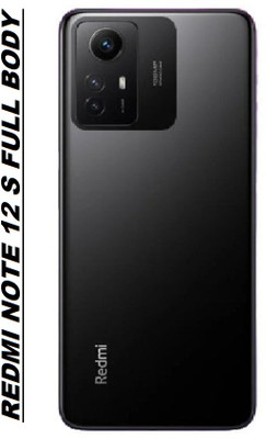AL HAYY TRADERS Xiaomi Redmi Note 12 S FULL BODY HOUSING Full Panel(BLACK)