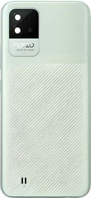 SRaccessories Realme Narzo 50i (with Proper Logo) Back Panel(Green)