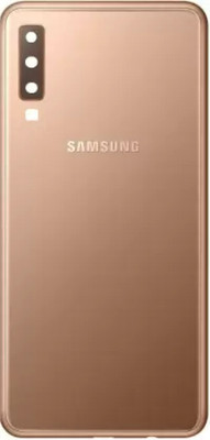 SRaccessories Samsung A7 2018 / SM-A750 (With Camera lens) Back Panel(Gold)