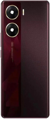 Docile Back Panel for Vivo V29e Premium Replacement Body Cover Housing with Side Buttons Back Panel(Red)